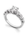 Platinum engagement ring by Palmun