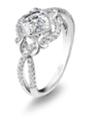 Parade Designs Platinum and Diamond Engagement Ring