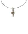 Platinum necklace by Paul Spurgeon with pearl