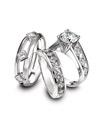 Peter Storm Platinum Diamond Wedding Rings Set