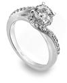 Phyllis Bergman Mercury Ring platinum engagement ring
