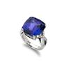 Platinum cocktail ring by Platandia