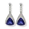 Platinum earrings by Platandia