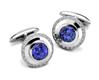 Platinum earrings by Guy & Max