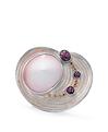 Schmuckatelier Zobel Platinbrosche "Cosmo"