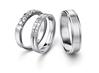 Alliances mariages platine Pfertzel