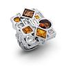 Bague "Metropolis" platine et diamants Philippe Tournaire