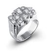 Bague "Tanaus" platine et diamants Philippe Tournaire
