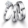 Solitaire et alliances platine Orest