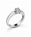 Solitaire platine et diamants Matthia's & Claire