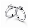 Solitaires platine et diamants Matthia's & Claire