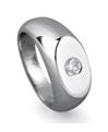 Anello in platino e diamante Matthia's & Claire