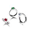 Anello in platino Scavia