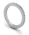 Veretta in platino con diamanti Quagliotto