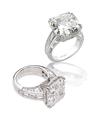 Anello in platino e diamanti Picchiotti