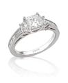 Anello in platino con diamanti Picchiotti