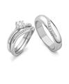 River Mounts platinum tri-set