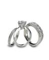 Ritani Platinum Diamond Wedding Rings Set