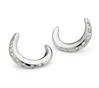 Platinum earrings by Sarah Jordan