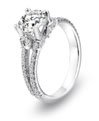Saturn Jewels Platinum and Diamond Engagement Ring