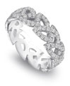 Saturn Jewels Platinum and Diamond Wedding Band