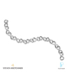Steven Kretchmer Mini Infinity Platinum Diamond Bracelet
