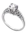 Platinum Tacori Engagement Ring