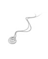 Platinum chain pendant in matt finish and pave diamonds. Code is 12PtPt21