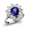Platinum cocktail ring by The Handmade Jewellery Company