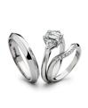 Platinum Tri-set by The Handmade Jewellery Company