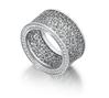 Platinum cocktail ring by Tom Rucker