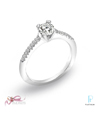 True Knots Platinum and Diamond Engagement Ring