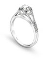 Uneek Fine Jewelry Platinum and Diamond Engagement Ring