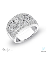 Uneek Fine Jewelry Platinum and Diamond Fashion Ring