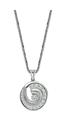 Platinum and diamond pendant. Code is 67