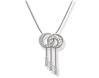 Platinum and diamond pendant. Code is 53