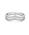 Simple yet elegant design in platinum with prong set diamonds.Code is 12PtRU3