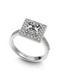 UnionDiamond.com Platinum Diamond Engagement Ring