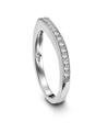 Unique Settings of New York Platinum and Diamond Wedding Band