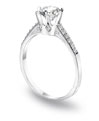 V.F. Joyner Platinum and Diamond Engagement Ring