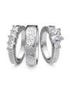 Wedding Bands & Co. Platinum Diamond Wedding Rings Set