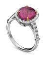 Wedding Bands & Co. Platinum Tourmaline Ring