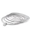 Plainum bangles by Wright & Teague