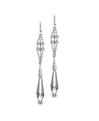 Zultanite Platinum and Briolette Diamond Earrings