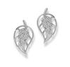 An elegant pair of leaf shaped earrings. Code is PTS43
