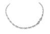 Infinite shape platinum pieces with the brilliance of bezel set diamonds. Code is PTUN52