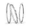 Platinum bangles with diamonds constellated in matt, satin and high polish.Code is PTK2