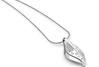 Pave set diamonds on a twin shaded platinum leaf. Code is PTD77