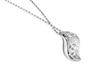 A fascinating platinum pendant held by a delicate yet solid chain. Code is PTU67